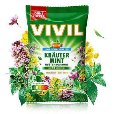 VIVIL Byliny - 23 druhů + mentol bez cukru 60g - 2