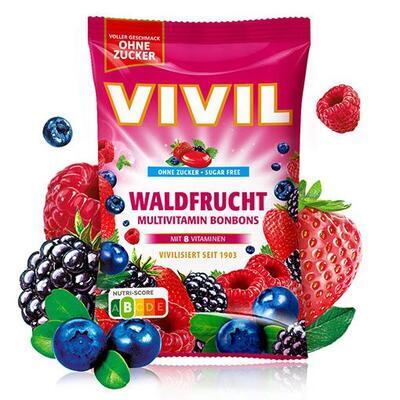 VIVIL Multivitamín lesní plody 8vit. bez cukru 60g - 2