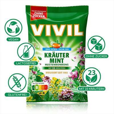 VIVIL Byliny - 23 druhů + mentol bez cukru 60g - 3